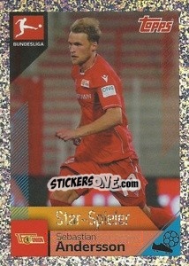 Sticker Sebastian Andersson - German Football Bundesliga 2020-2021 n. 65 - Topps