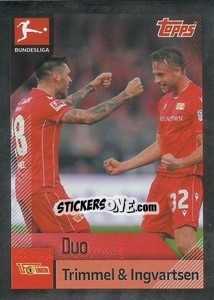 Sticker Trimmel / Ingvartsen - German Football Bundesliga 2020-2021 - Topps