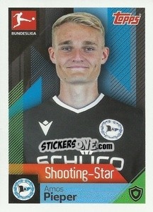 Sticker Amos Pieper - German Football Bundesliga 2020-2021 - Topps