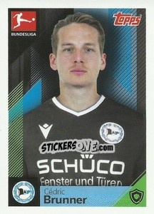 Sticker Cédric Brunner - German Football Bundesliga 2020-2021 - Topps