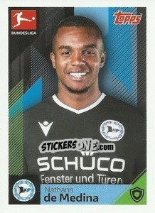 Sticker Nathan de Medina - German Football Bundesliga 2020-2021 - Topps