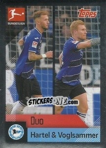 Figurina Hartel / Voglsammer - German Football Bundesliga 2020-2021 - Topps