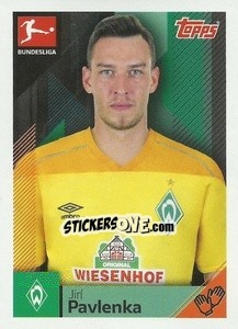 Sticker Jiri Pavlenka - German Football Bundesliga 2020-2021 - Topps