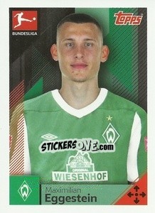 Sticker Maximilian Eggestein - German Football Bundesliga 2020-2021 - Topps