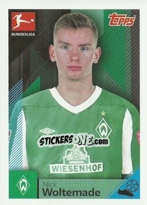 Cromo Nick Woltemade - German Football Bundesliga 2020-2021 - Topps