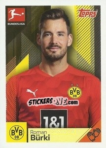 Sticker Roman Bürki - German Football Bundesliga 2020-2021 - Topps