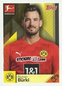 Sticker Roman Bürki - German Football Bundesliga 2020-2021 n. 110 - Topps