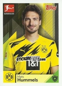 Sticker Mats Hummels - German Football Bundesliga 2020-2021 n. 112 - Topps