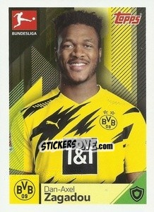 Sticker Dan-Axel Zagadou - German Football Bundesliga 2020-2021 - Topps