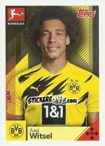 Sticker Axel Witsel - German Football Bundesliga 2020-2021 - Topps