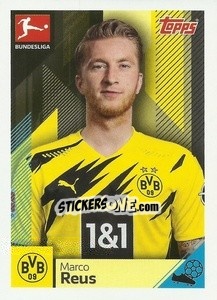 Sticker Marco Reus - German Football Bundesliga 2020-2021 n. 120 - Topps