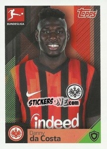 Sticker Danny da Costa - German Football Bundesliga 2020-2021 n. 132 - Topps