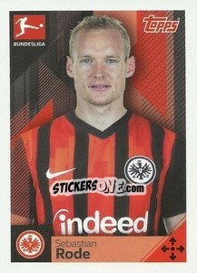 Sticker Sebastian Rode - German Football Bundesliga 2020-2021 n. 135 - Topps