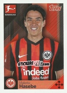 Sticker Makoto Hasebe - German Football Bundesliga 2020-2021 - Topps