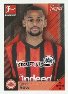 Sticker Djibril Sow - German Football Bundesliga 2020-2021 n. 137 - Topps