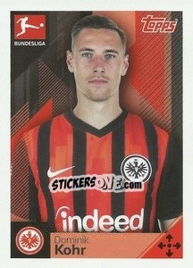 Sticker Dominik Kohr - German Football Bundesliga 2020-2021 n. 138 - Topps