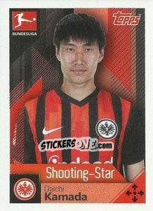 Sticker Daichi Kamada - German Football Bundesliga 2020-2021 n. 140 - Topps