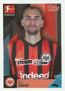 Sticker Bas Dost - German Football Bundesliga 2020-2021 - Topps