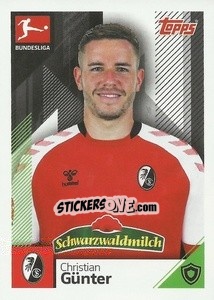 Sticker Christian Günter - German Football Bundesliga 2020-2021 - Topps