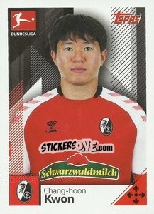 Sticker Chang-Hoon Kwon - German Football Bundesliga 2020-2021 n. 157 - Topps