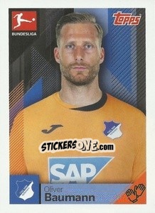 Sticker Oliver Baumann - German Football Bundesliga 2020-2021 - Topps