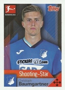Sticker Christoph Baumgartner - German Football Bundesliga 2020-2021 n. 175 - Topps