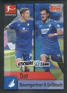 Figurina Baumgartner / Grillitsch - German Football Bundesliga 2020-2021 - Topps