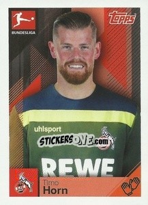 Sticker Timo Horn - German Football Bundesliga 2020-2021 n. 190 - Topps