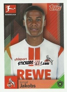 Cromo Ismail Jakobs - German Football Bundesliga 2020-2021 - Topps