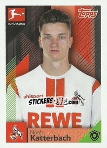 Sticker Noah Katterbach - German Football Bundesliga 2020-2021 - Topps