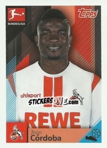 Sticker Jhon Córdoba - German Football Bundesliga 2020-2021 - Topps