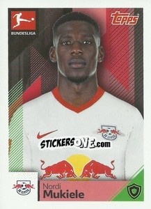 Cromo Nordi Mukiele - German Football Bundesliga 2020-2021 - Topps