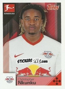 Sticker Christopher Nkunku - German Football Bundesliga 2020-2021 n. 217 - Topps