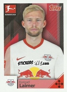 Sticker Konrad Laimer - German Football Bundesliga 2020-2021 n. 218 - Topps