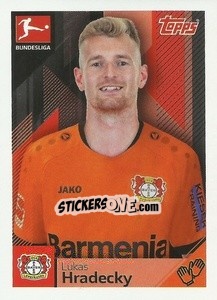 Sticker Lukas Hradecky - German Football Bundesliga 2020-2021 n. 230 - Topps