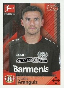Sticker Charles Aranguiz - German Football Bundesliga 2020-2021 n. 237 - Topps