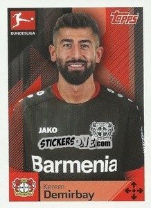 Sticker Kerem Demirbay - German Football Bundesliga 2020-2021 - Topps