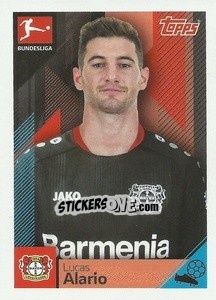 Sticker Lucas Alario - German Football Bundesliga 2020-2021 - Topps