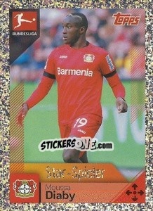 Sticker Moussa Diaby - German Football Bundesliga 2020-2021 - Topps