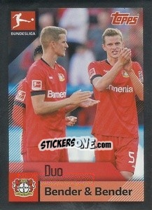 Cromo Bender / Bender - German Football Bundesliga 2020-2021 - Topps