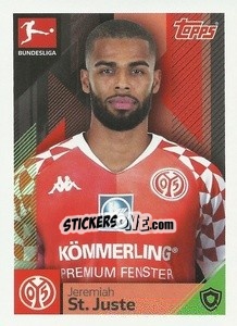 Sticker Jeremiah St. Juste - German Football Bundesliga 2020-2021 n. 252 - Topps