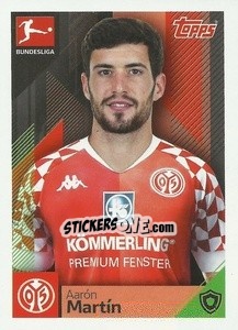 Sticker Aarón Martin - German Football Bundesliga 2020-2021 - Topps