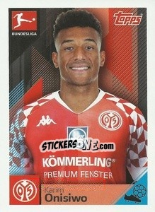 Sticker Karim Onisiwo - German Football Bundesliga 2020-2021 n. 260 - Topps