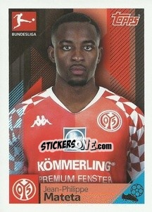 Cromo Jean-Philippe Mateta - German Football Bundesliga 2020-2021 - Topps