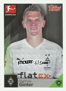 Sticker Matthias Ginter - German Football Bundesliga 2020-2021 n. 272 - Topps