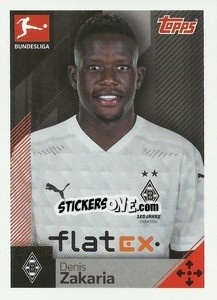 Sticker Denis Zakaria - German Football Bundesliga 2020-2021 n. 275 - Topps