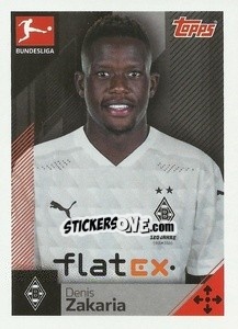 Sticker Denis Zakaria - German Football Bundesliga 2020-2021 - Topps