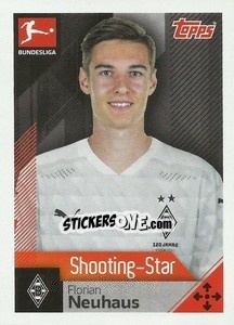 Sticker Florian Neuhaus - German Football Bundesliga 2020-2021 - Topps