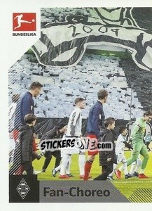 Sticker Fan Choreo - German Football Bundesliga 2020-2021 - Topps