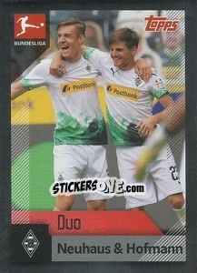 Sticker Neuhaus / Hofmann - German Football Bundesliga 2020-2021 - Topps